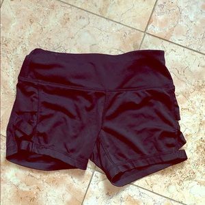 Active CrissCross Spandex Shorts